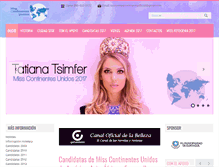 Tablet Screenshot of misscontinenteunidos.com